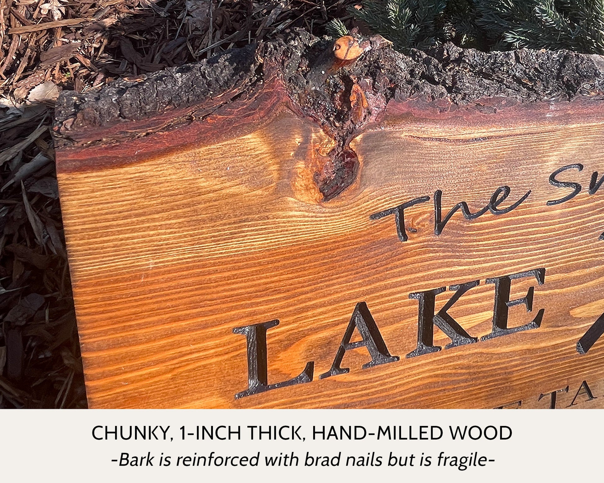 Live Edge Lake House Sign, Wooden Carved Cabin Sign, Custom Wood Sign, Custom Camp Sign, Mountain Home, Personalized Rustic Home Sign