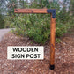 Address Sign Post, Wooden Hanging Sign Post, Home Address Sign Post For House, Lake House Sign, Beach House Sign, Cabin Sign